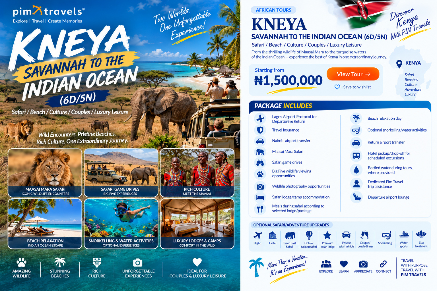KENYA SAVANNAH TO THE INDIAN OCEAN