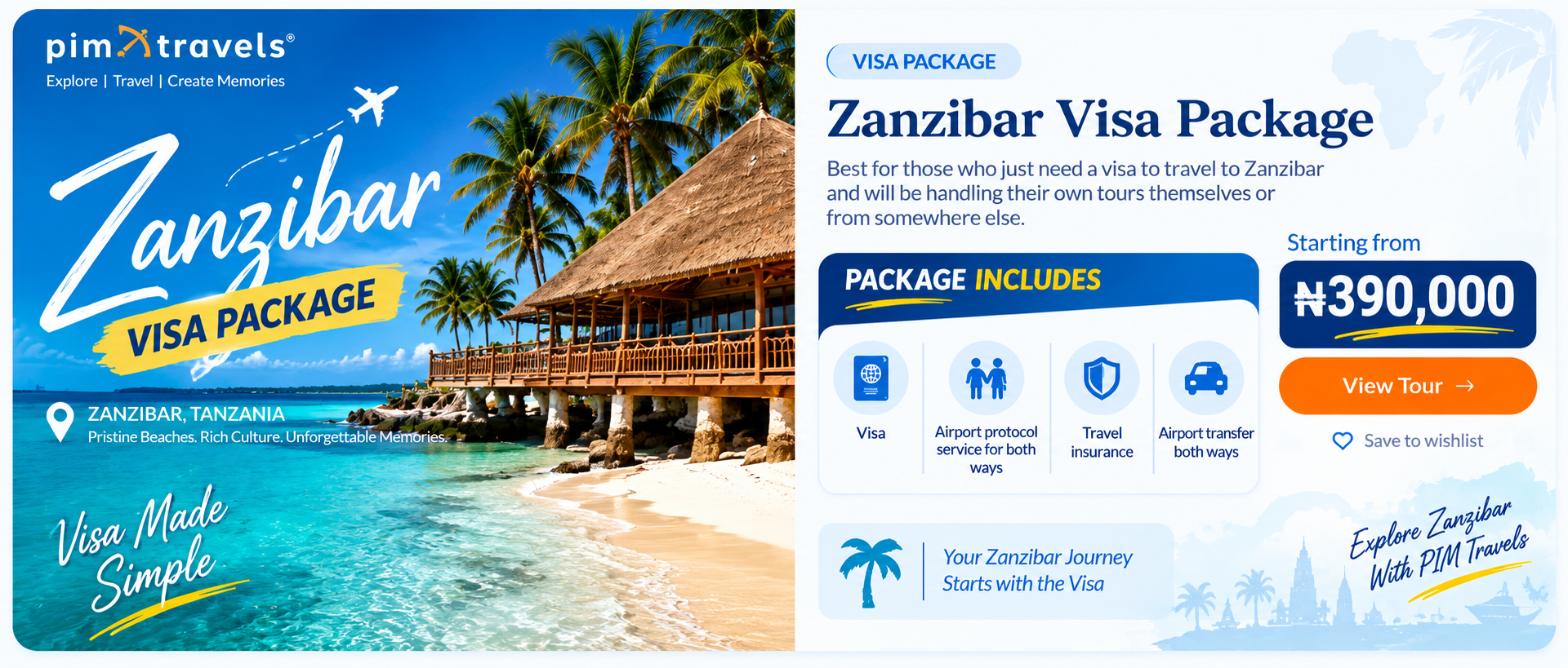 Zanzibar Visa Package