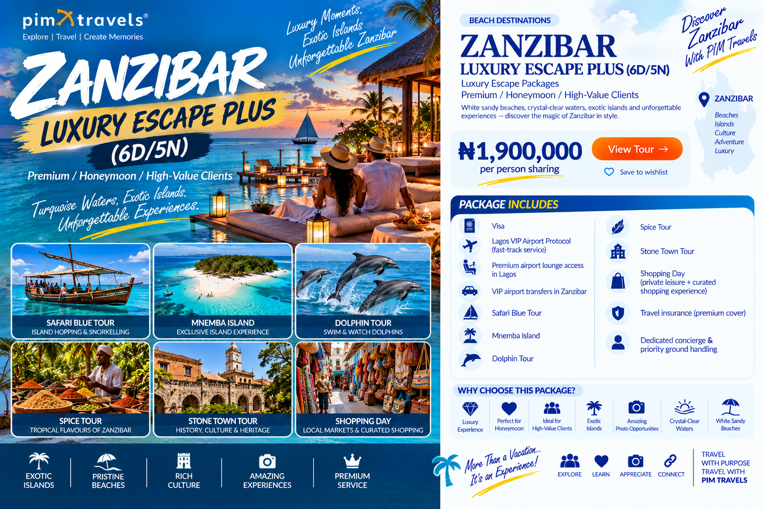 Zanzibar Luxury Escape Plus